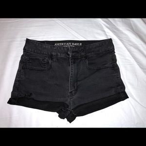 American eagle black Jean shorts